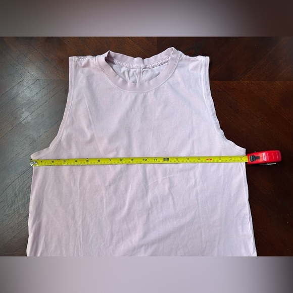 Lululemon Athletica Light Pink Muscle Tee size M - Picture 7 of 8